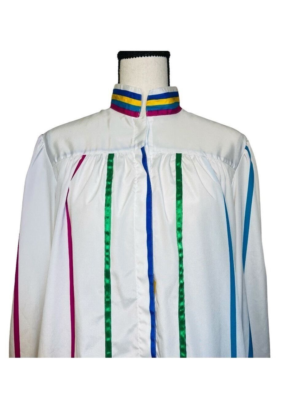 NICOLA stripe vintage blouse - Picture 3 of 4
